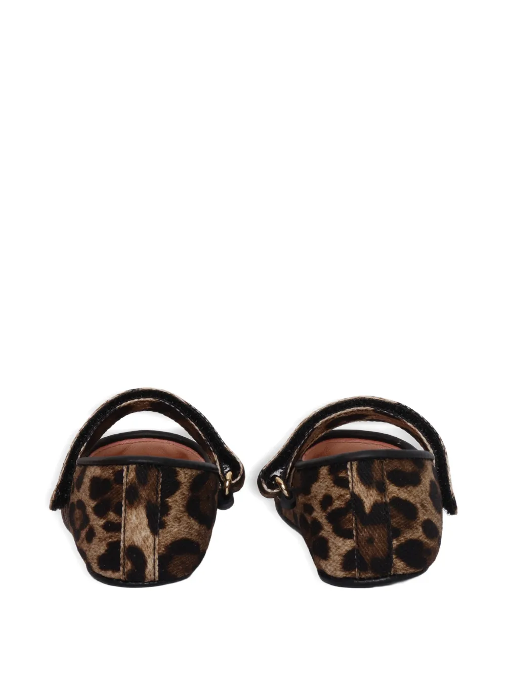 Dolce & Gabbana Kids leopard-print ballerinas Bruin