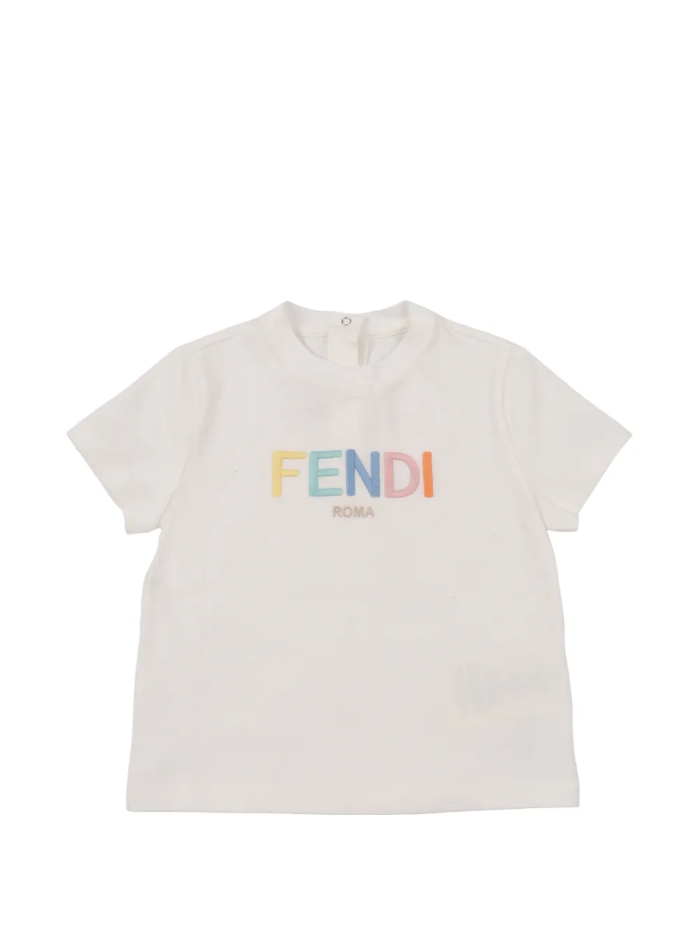 Fendi Kids T-shirt con logo - Bianco