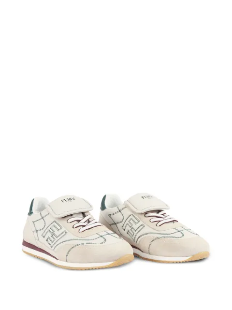 Fendi Kids logo-embroidered sneakers