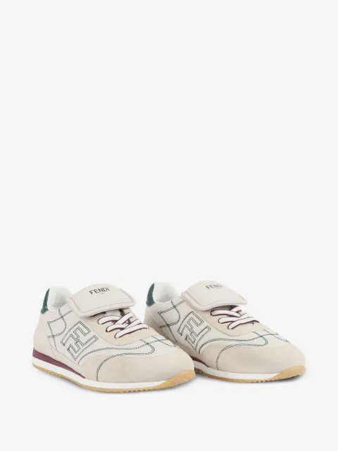 Fendi Kids logo-embroidered sneakers