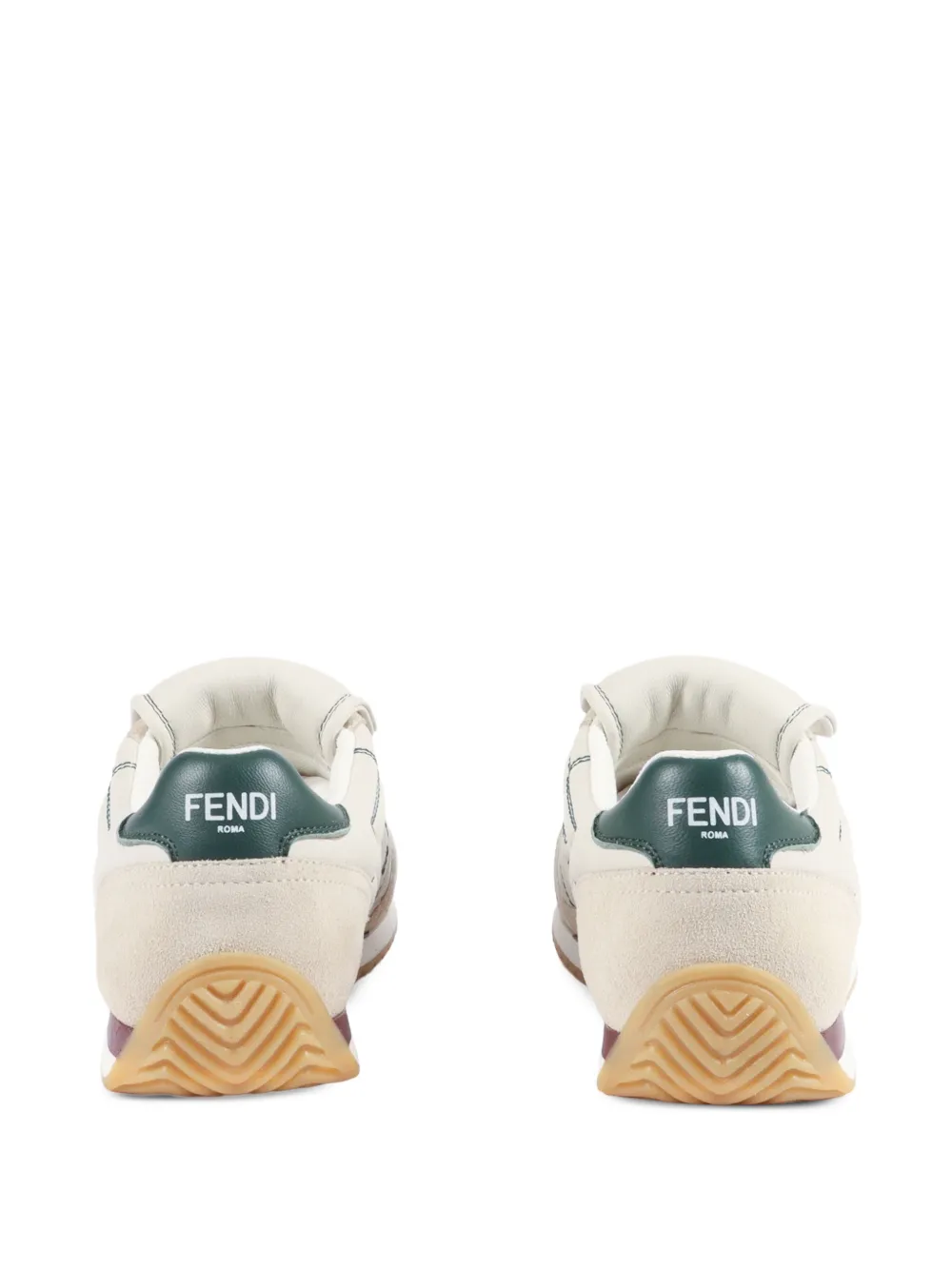 Fendi Kids logo-embroidered Sneakers | Neutrals | FARFETCH