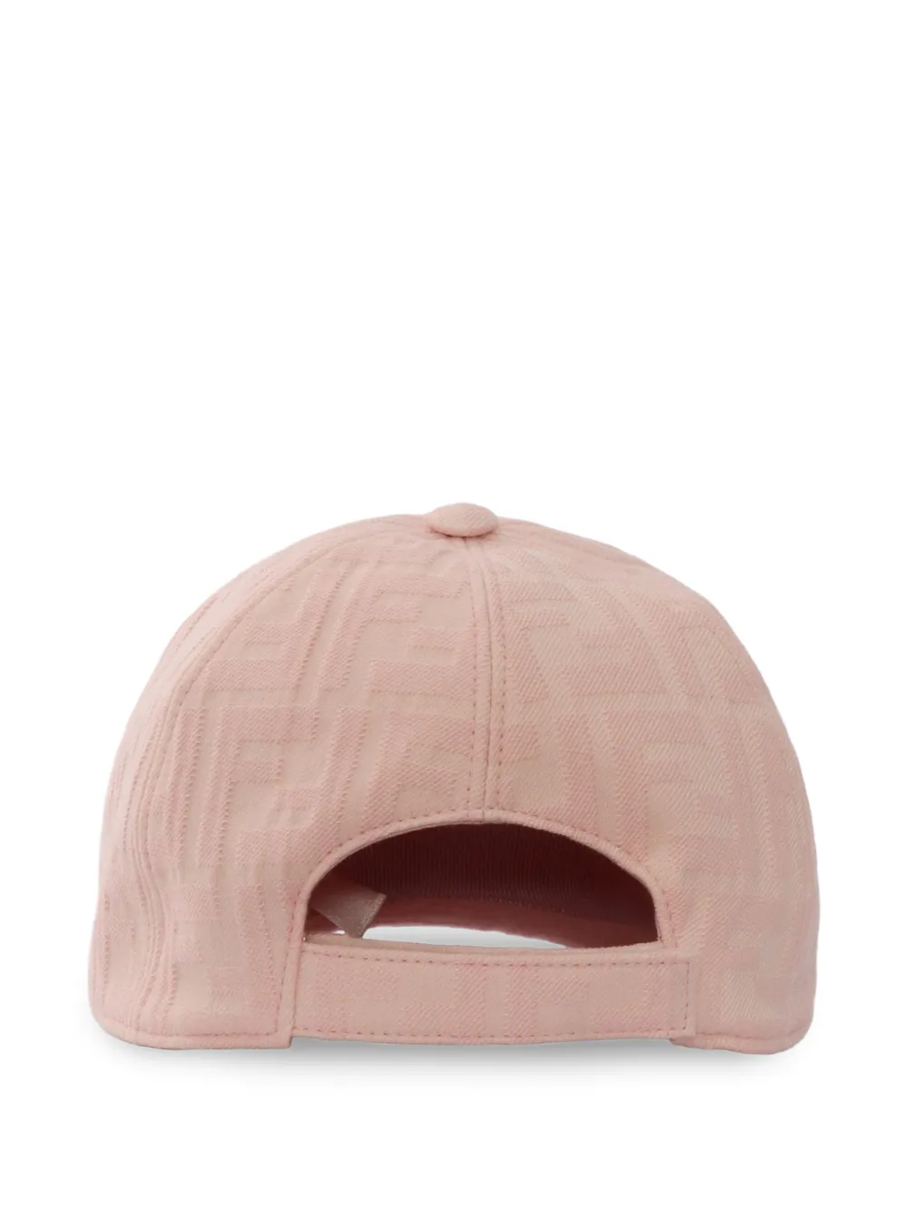 Fendi Kids Honkbalpet met geborduurd logo Roze