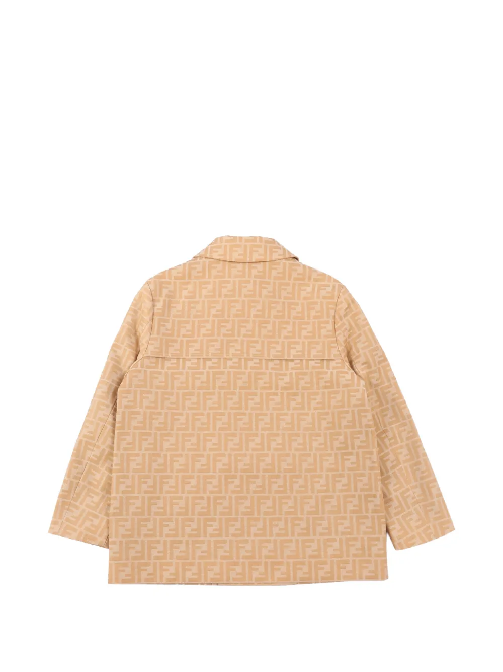  Fendi Kids Double-breasted Coat - Neutrals 
