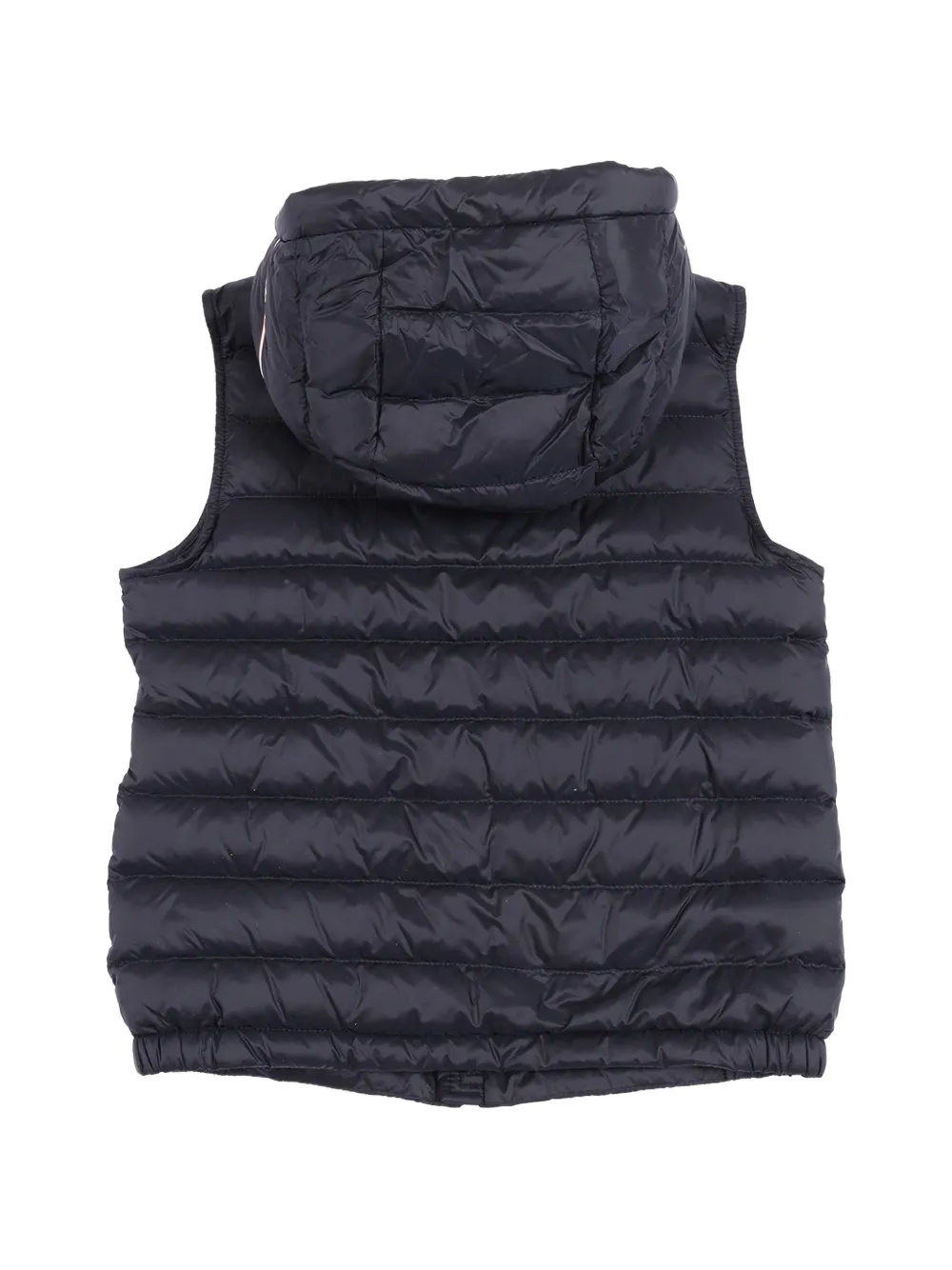 Moncler Enfant Bodywarmer met capuchon Zwart