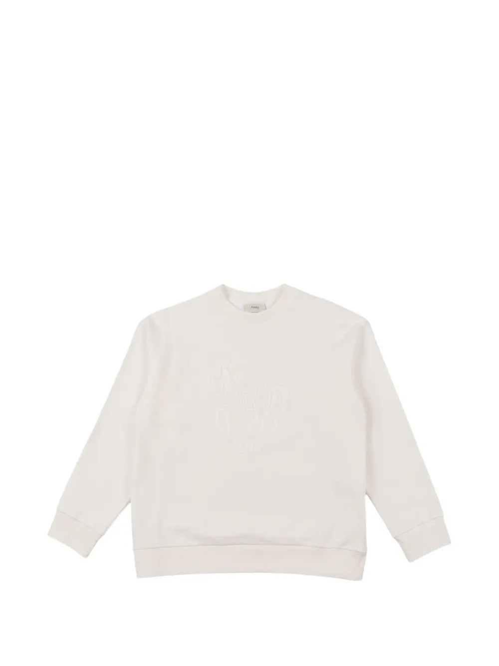 Fendi Kids long-sleeve sweatshirt - Bianco