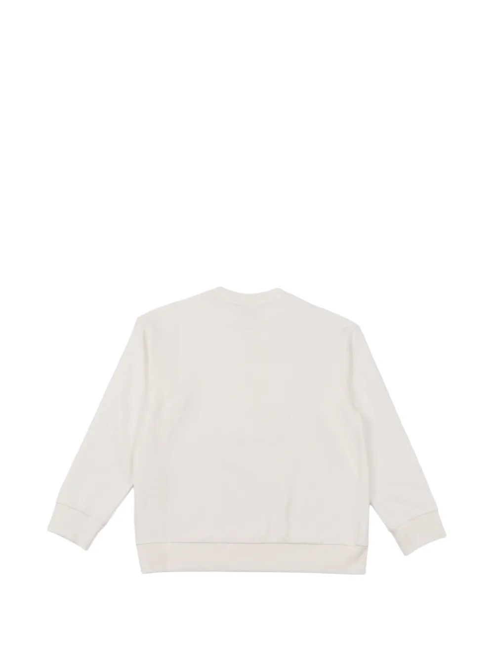 Fendi Kids Sweater met ronde hals Wit