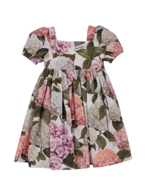 Dolce & Gabbana Kids robe à fleurs