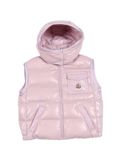 Moncler Enfant hooded padded vest