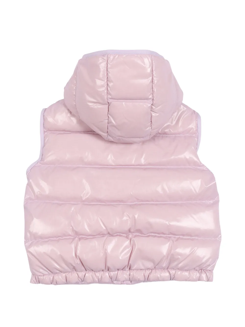 Moncler Enfant Gewatteerde bodywarmer met capuchon Roze
