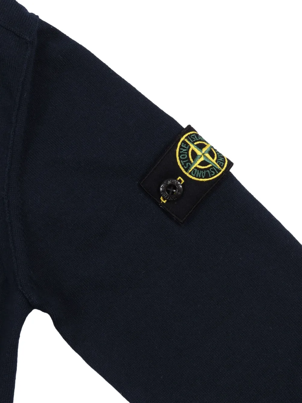 Stone Island Junior Vest met V-hals Blauw