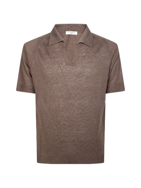 Daniele Fiesoli open-collar polo shirt