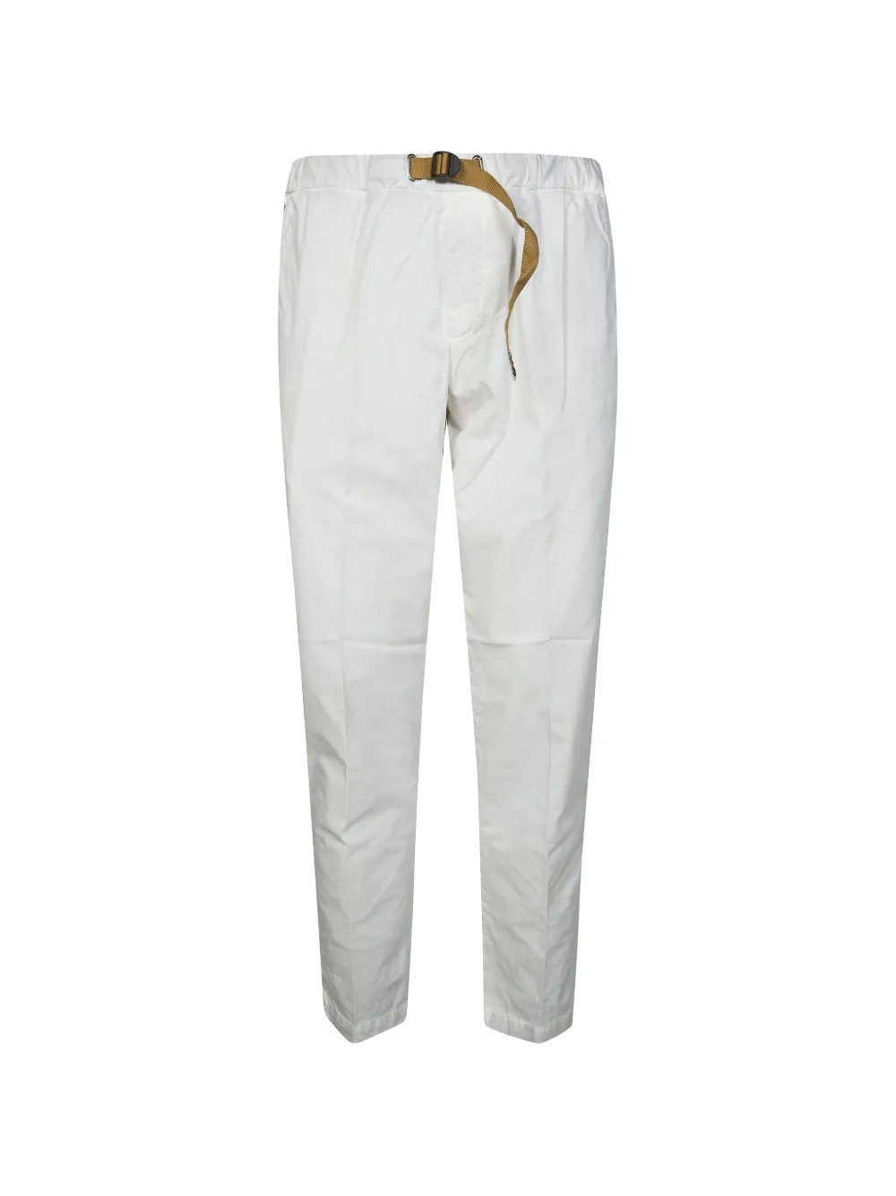 White Sand buckled-belt trousers - Bianco