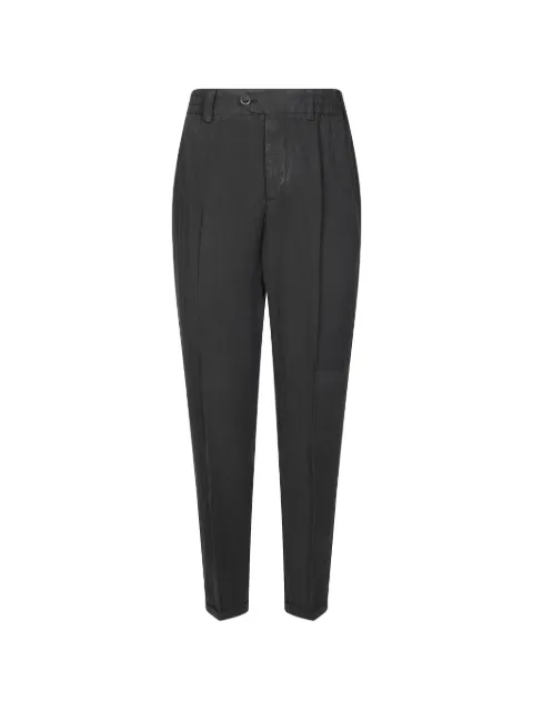 PT Torino herringbone pleated trousers