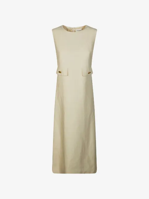 P.A.R.O.S.H. robe longue à poches boutonnées
