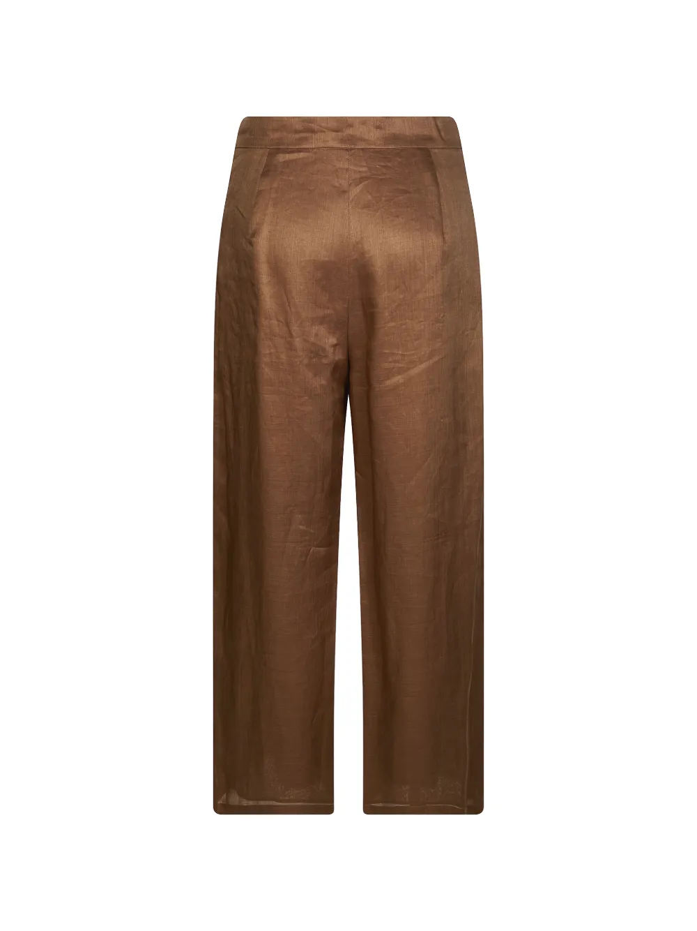 Max Mara Broek met geplooid detail Bruin