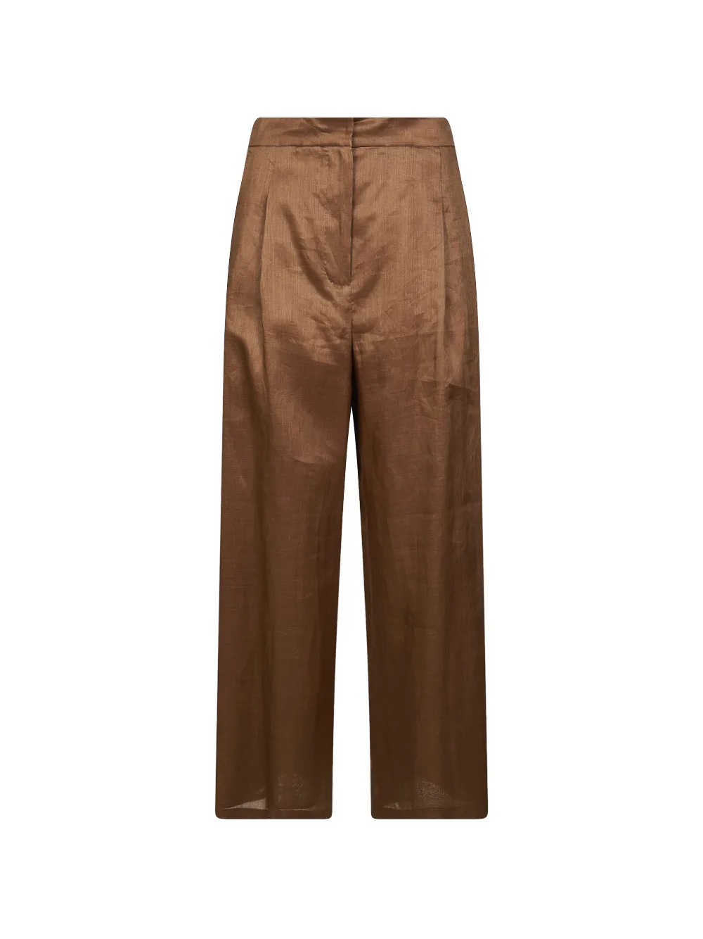 Max Mara pleat-detail trousers - Marrone