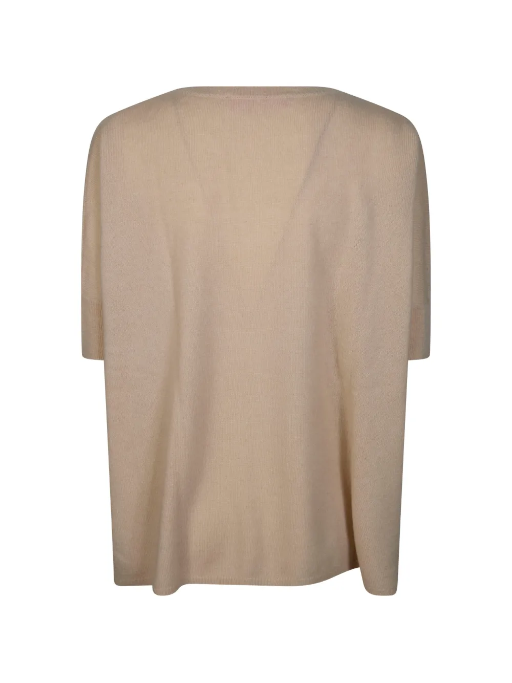 Kate V-Neck Short-Sleeve Cashmeret-Shirt