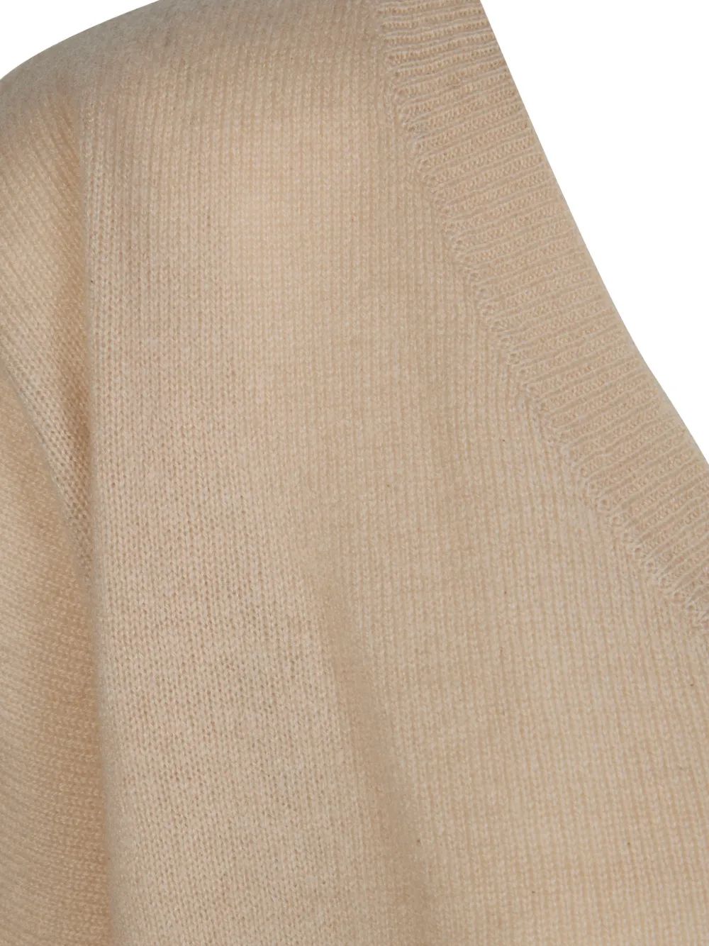 Kate V-Neck Short-Sleeve Cashmeret-Shirt