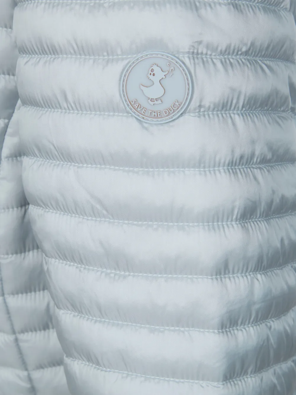  Save The Duck Hooded Quilted Jacket - Blue 