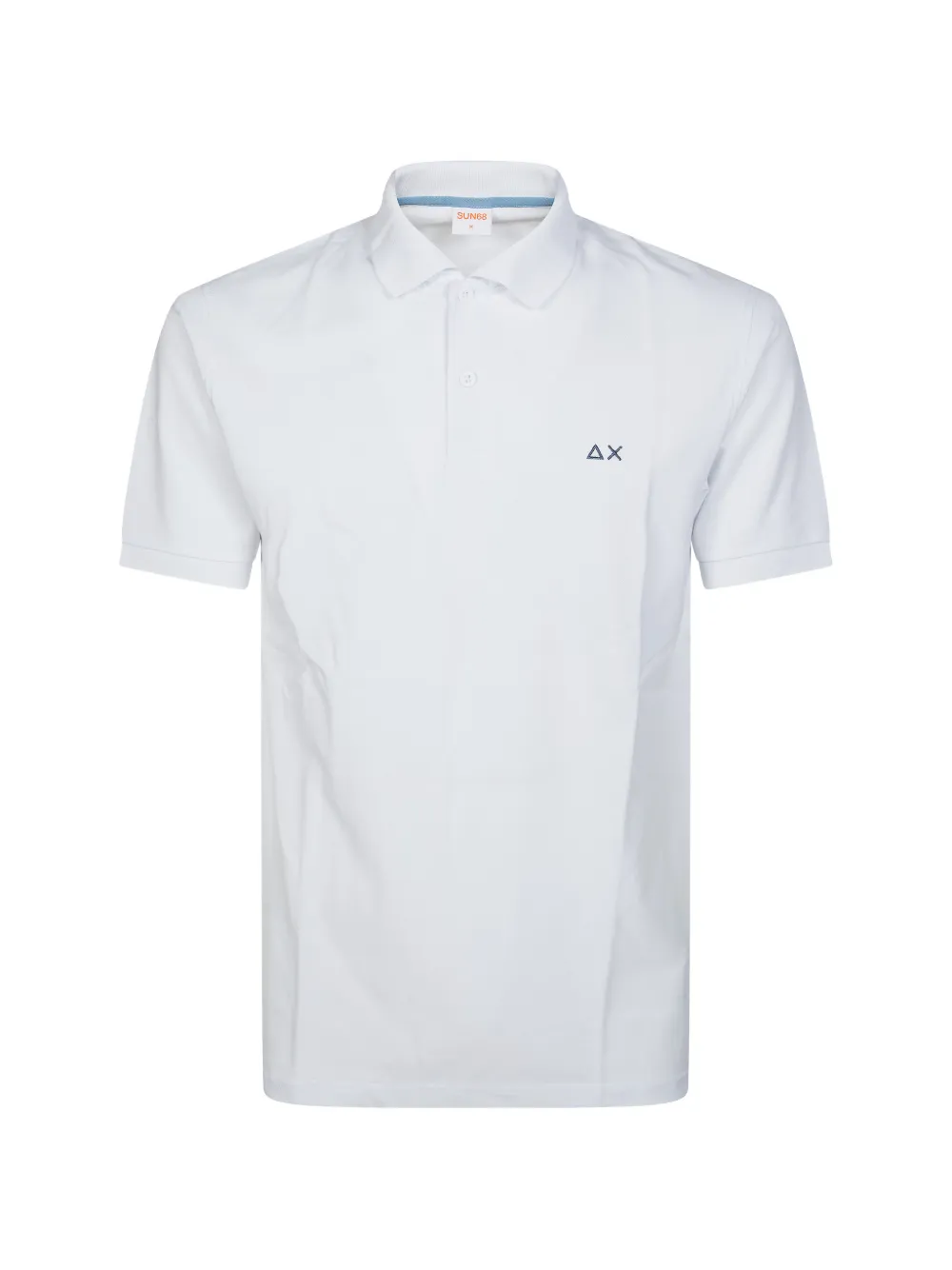 Sun68 logo-embroidered polo shirt - Weiß