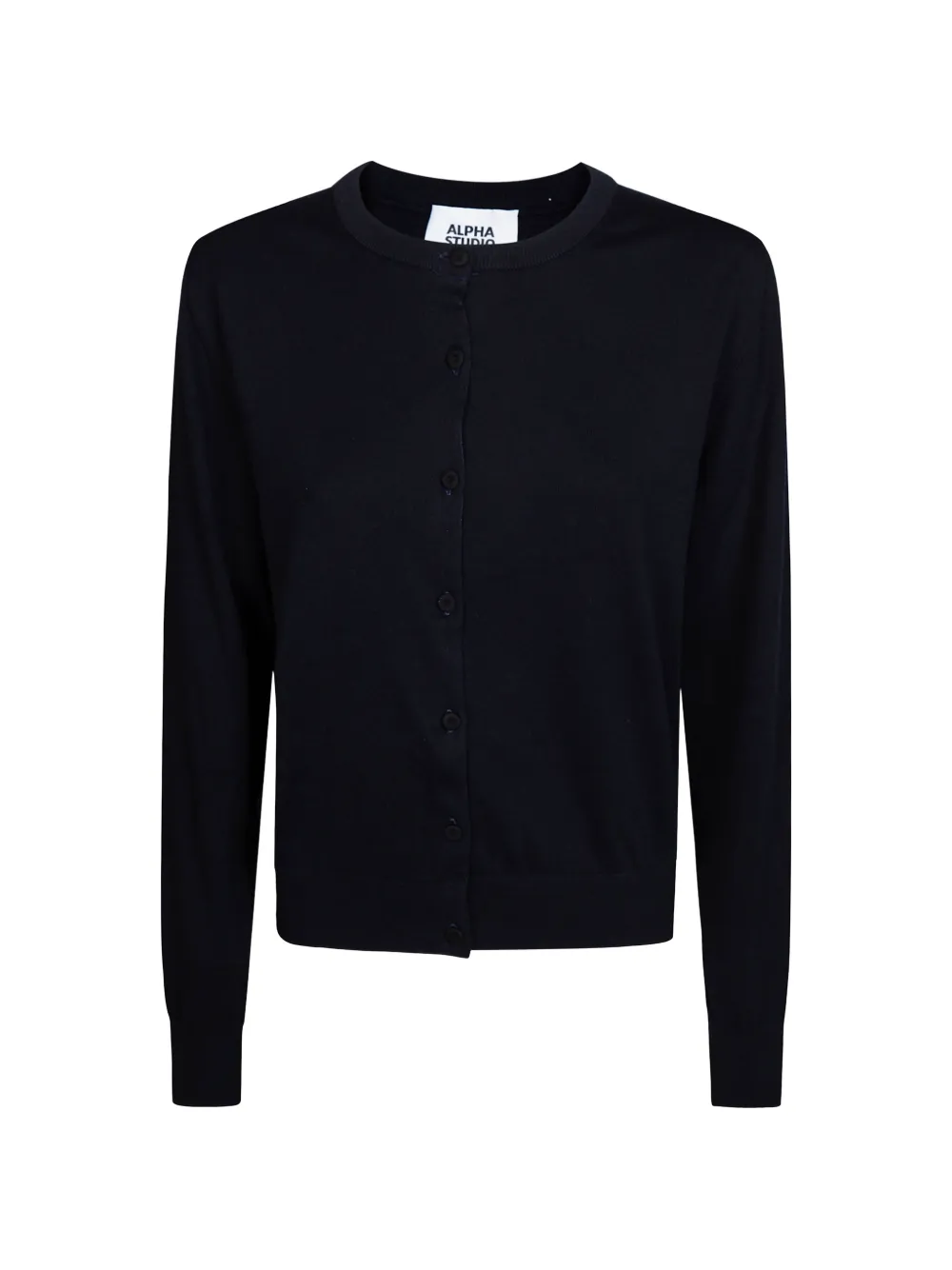 ALPHA STUDIO Rebecca buttoned short cardigan - Blue