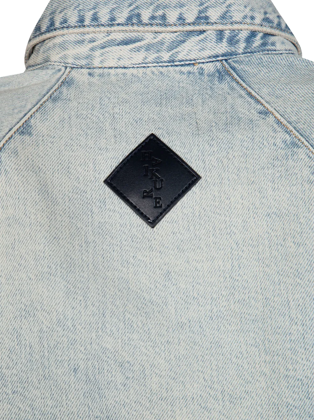 Haikure Keira denim blouse met knopen Blauw