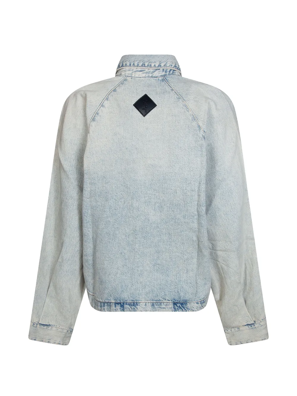 Haikure Keira denim blouse met knopen Blauw