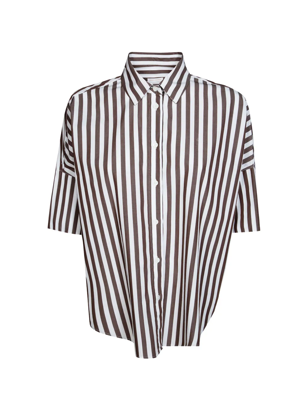 Robert Friedman striped shirt - Marrone