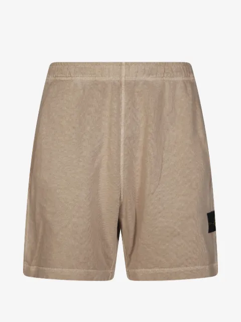 Stone Island спортивные шорты с эластичным поясом