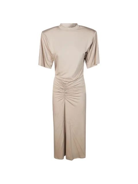 THE ANDAMANE ruched midi dress