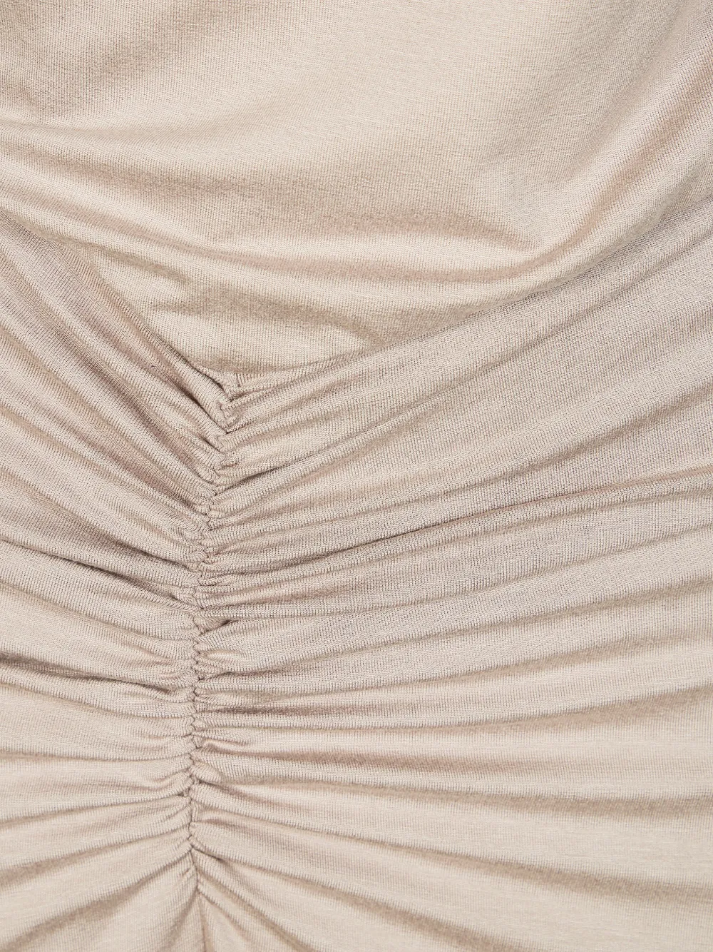  The Andamane Ruched Midi Dress - Neutrals 