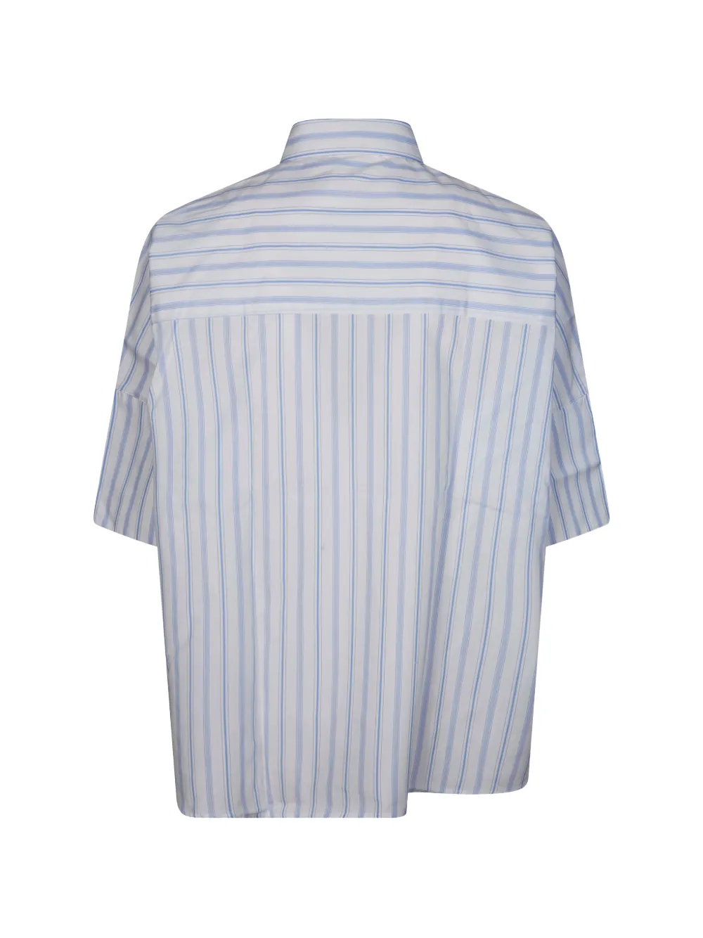  Robert Friedman Striped Oversized Shirt - White 