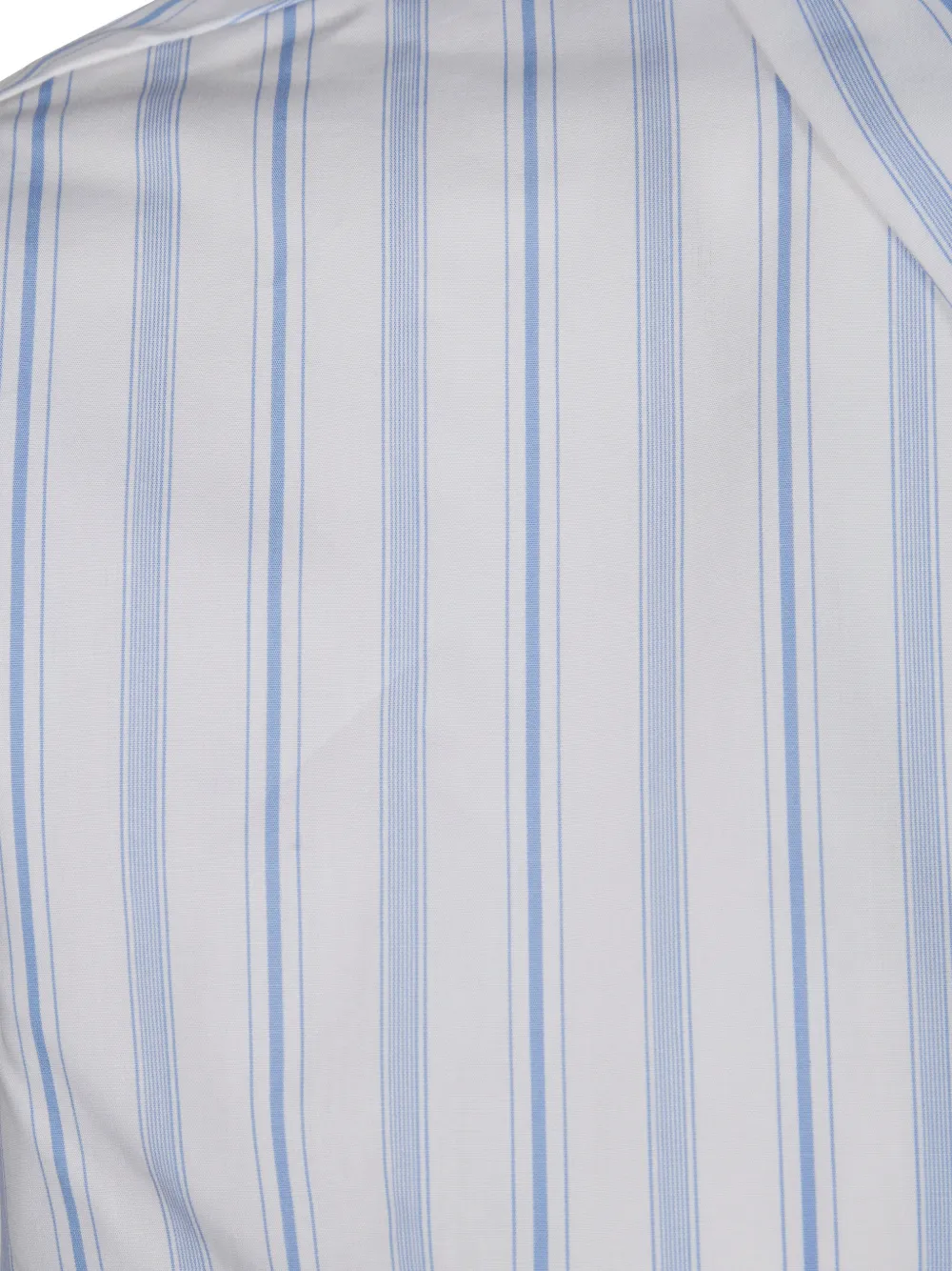  Robert Friedman Striped Oversized Shirt - White 