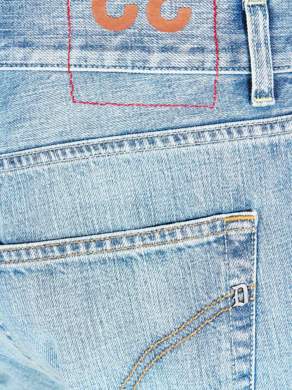 DONDUP Dian slim-fit jeans met wortel-effect Blauw