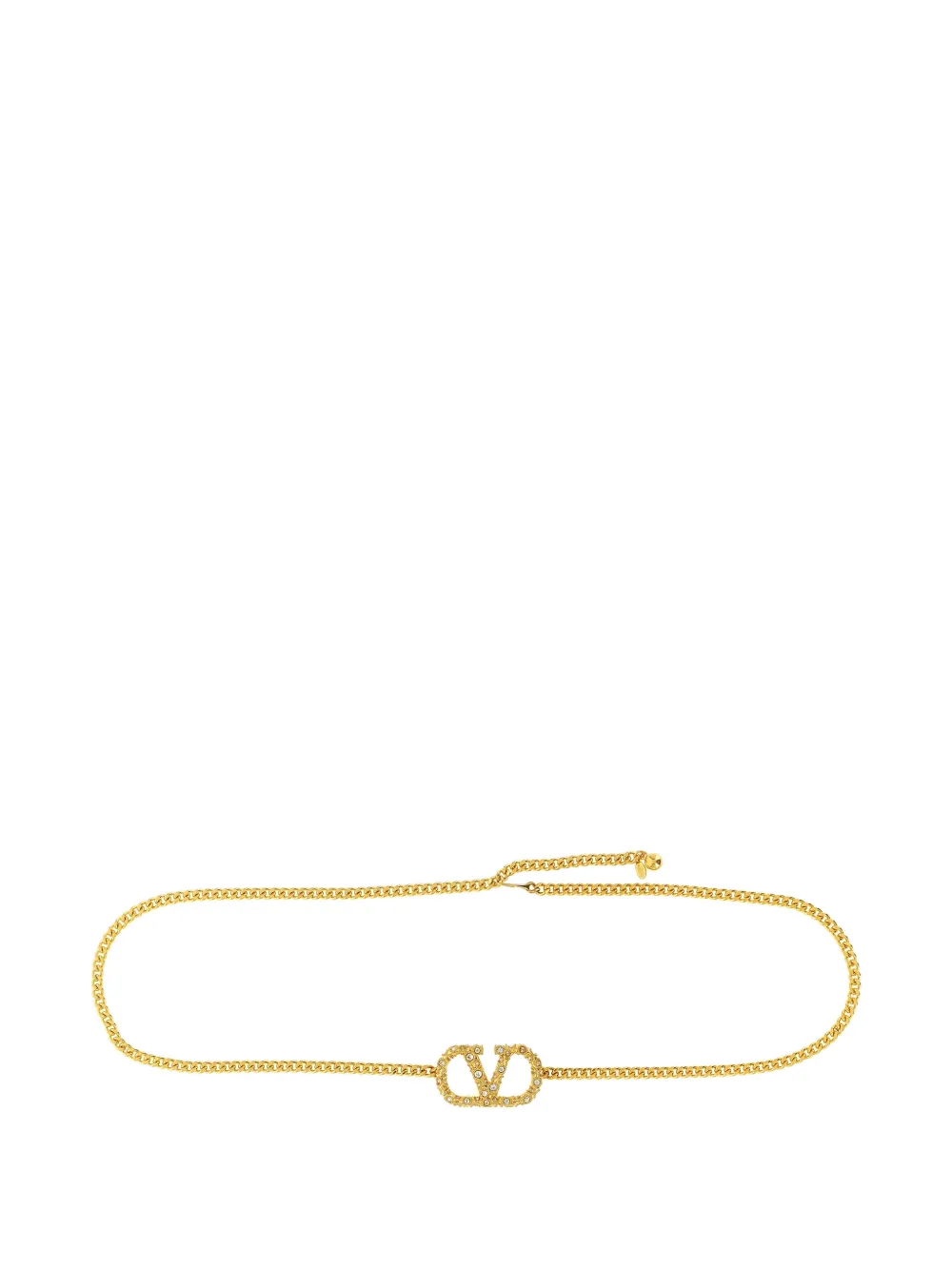 Valentino Garavani Vlogo-detail chain belt - Oro