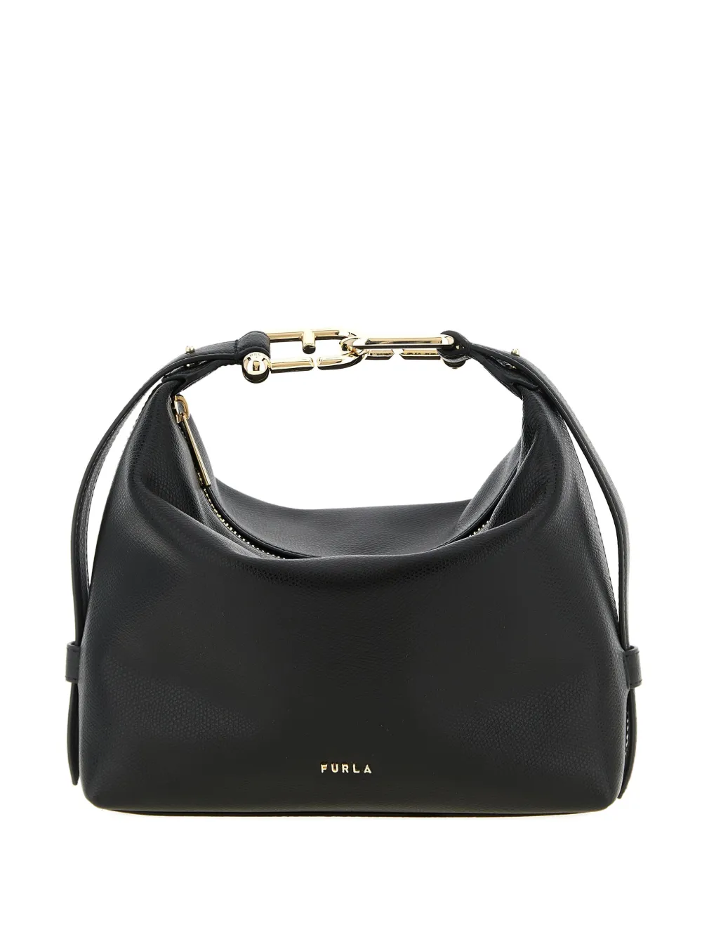Furla Tonie logo shoulder bag - Nero