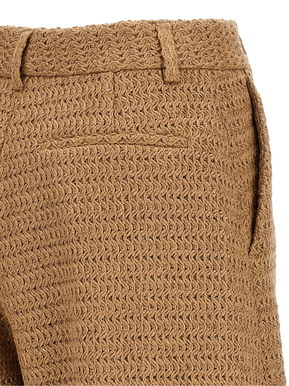  Giuseppe Di Morabito Braided Wide-leg Trousers - Brown 