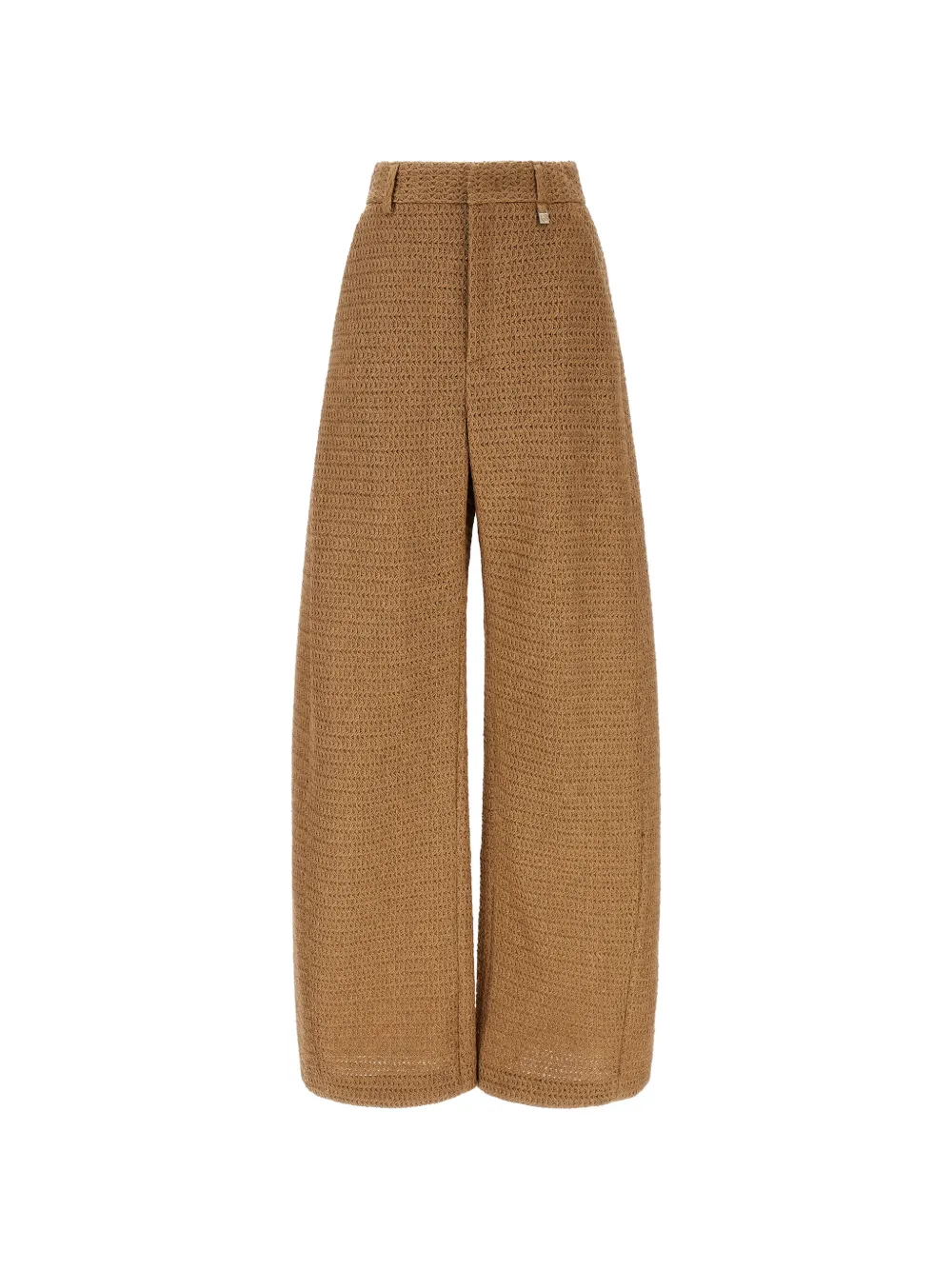 Giuseppe Di Morabito braided wide-leg trousers - Marrone