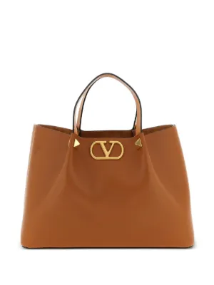 Valentino Garavani Alltime ハンドバッグ M | ブラウン | FARFETCH JP