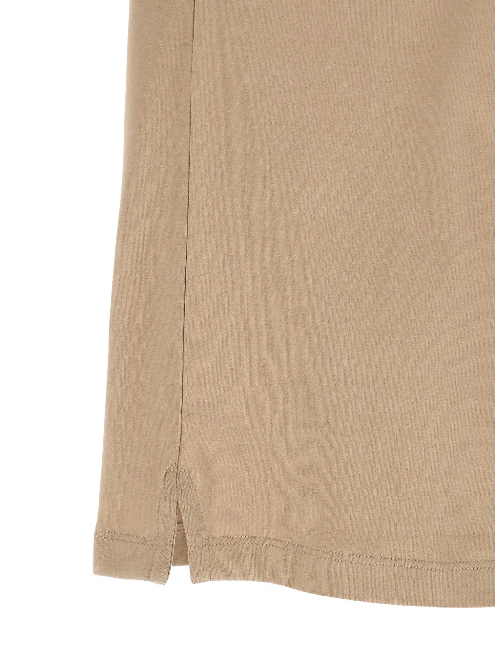 Brioni Carbonated T-shirt met ronde hals Beige