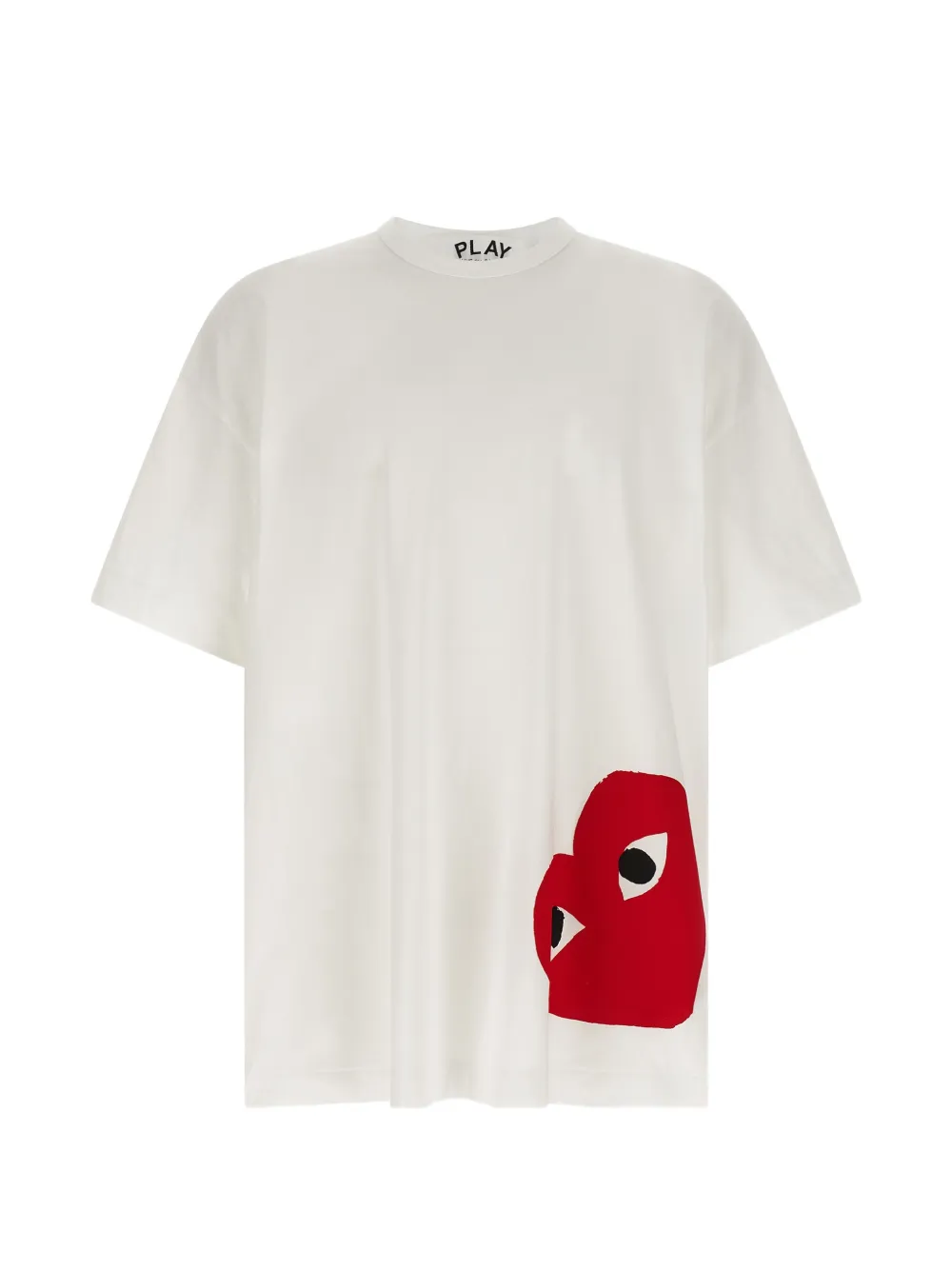 Comme Des Garçons Play front print T-shirt - Bianco