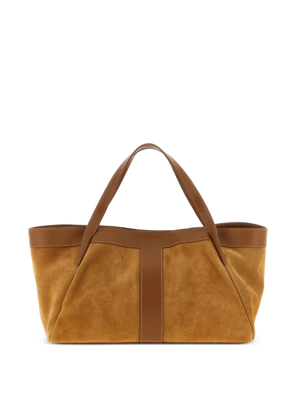 TWINSET embossed leather shoulder bag - Marrone