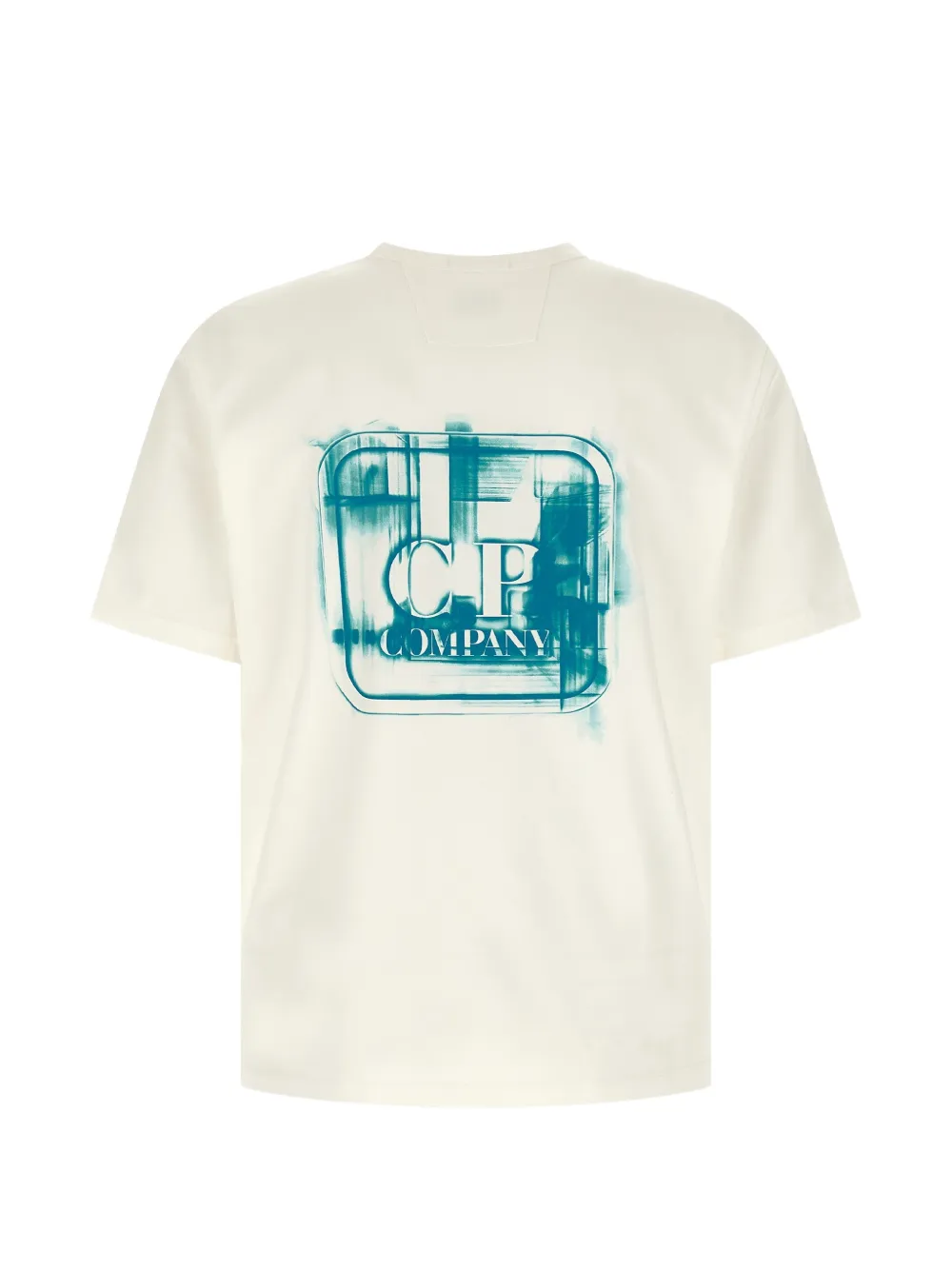 C.P. Company Metropolis Series T-shirt met ronde hals en logoprint Beige
