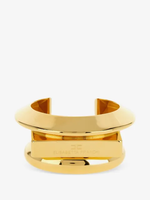 Elisabetta Franchi brazalete con detalle del logo