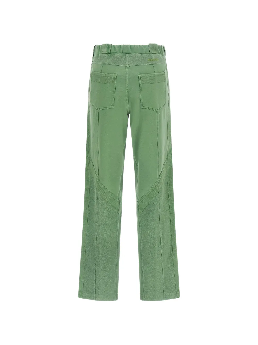 The Attico Broek met split aan de voorkant Groen