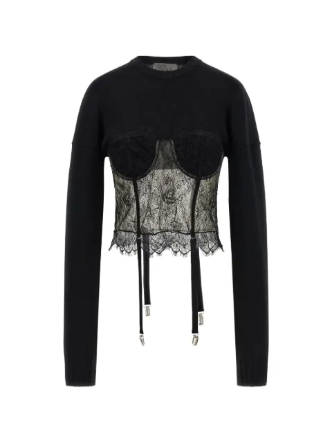 Giuseppe Di Morabito long-sleeve lace sweater
