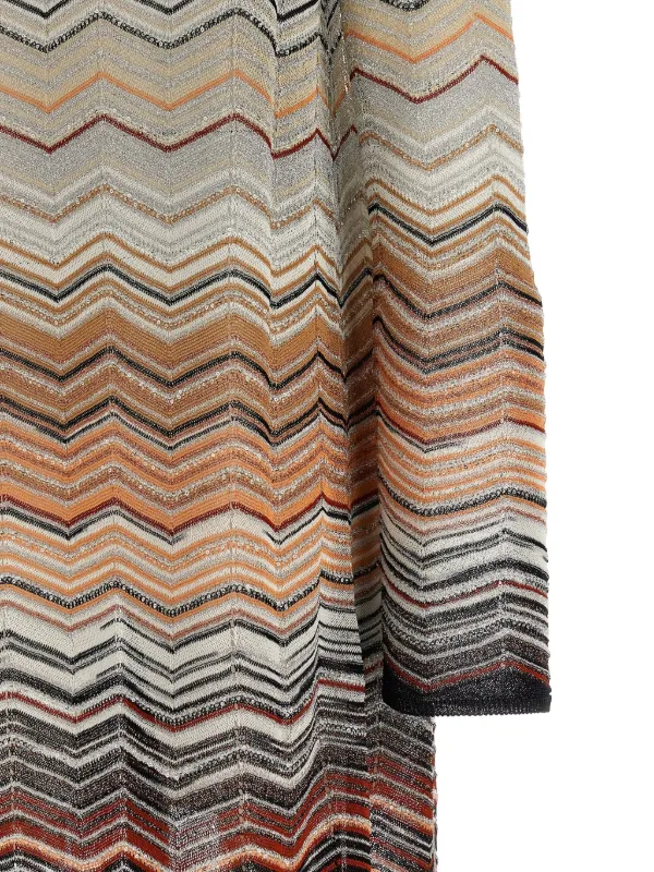 Missoni Chevron sequin-appliqué Cardi Coat | Neutrals | FARFETCH