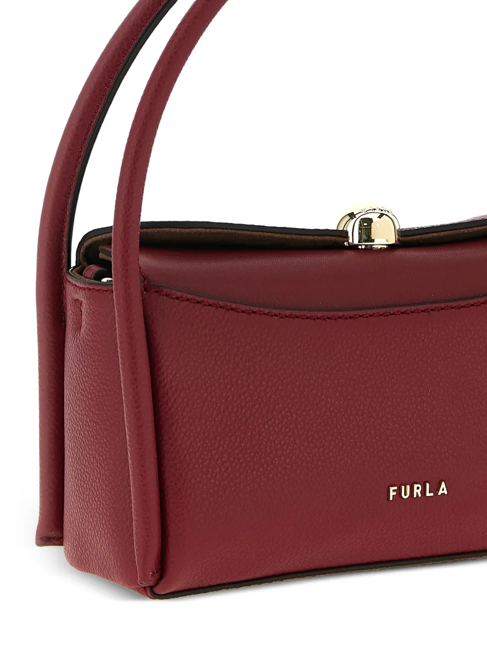 Nicole Grained-Effect Mini Handbag