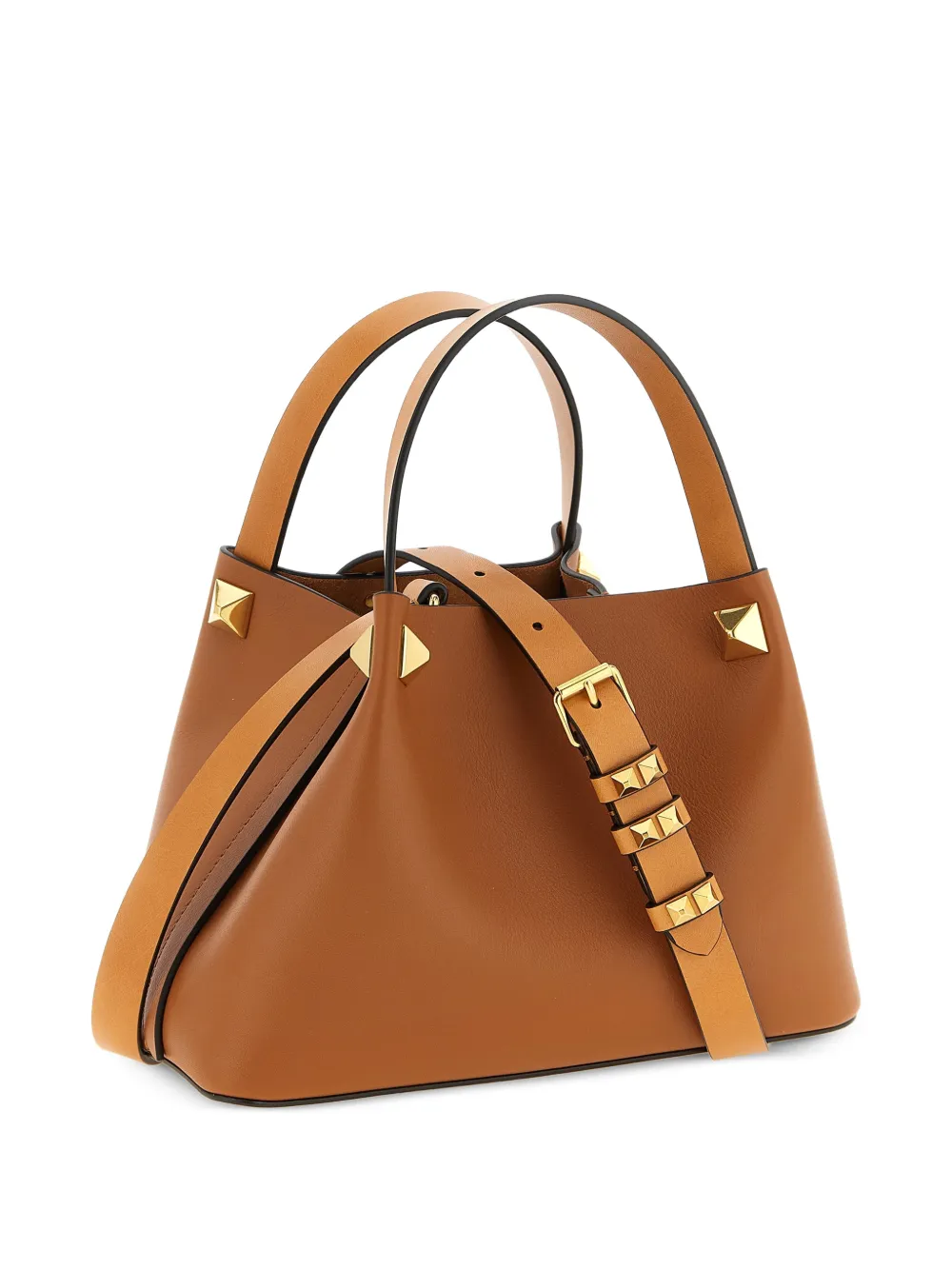 Valentino Garavani VLogo Signature Rockstud shopper Beige