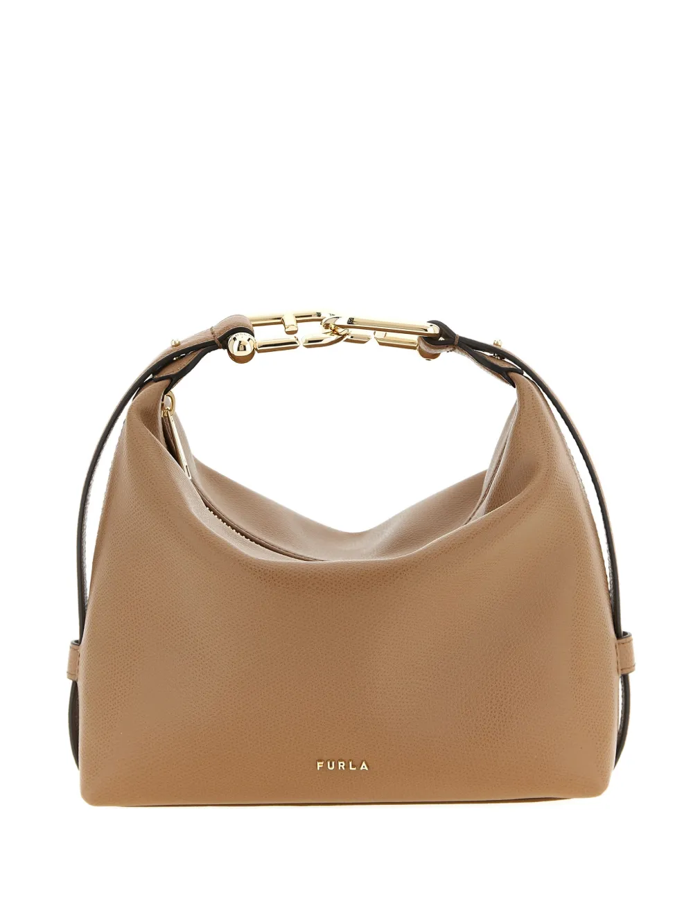 Furla Mignon metal-logo shoulder bag - Toni neutri